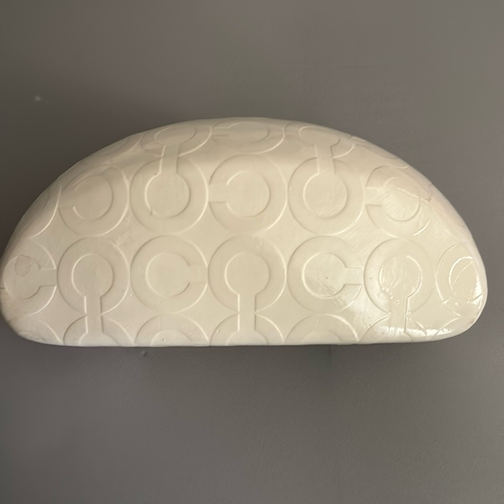 Coach Structured White Sunglasses Case 🕶️☀️
